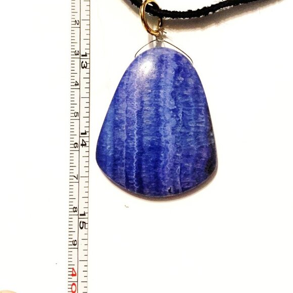 Blue Kyanite Pendant Necklace – Alignment & Psychic Awakening - Picture 6 of 6